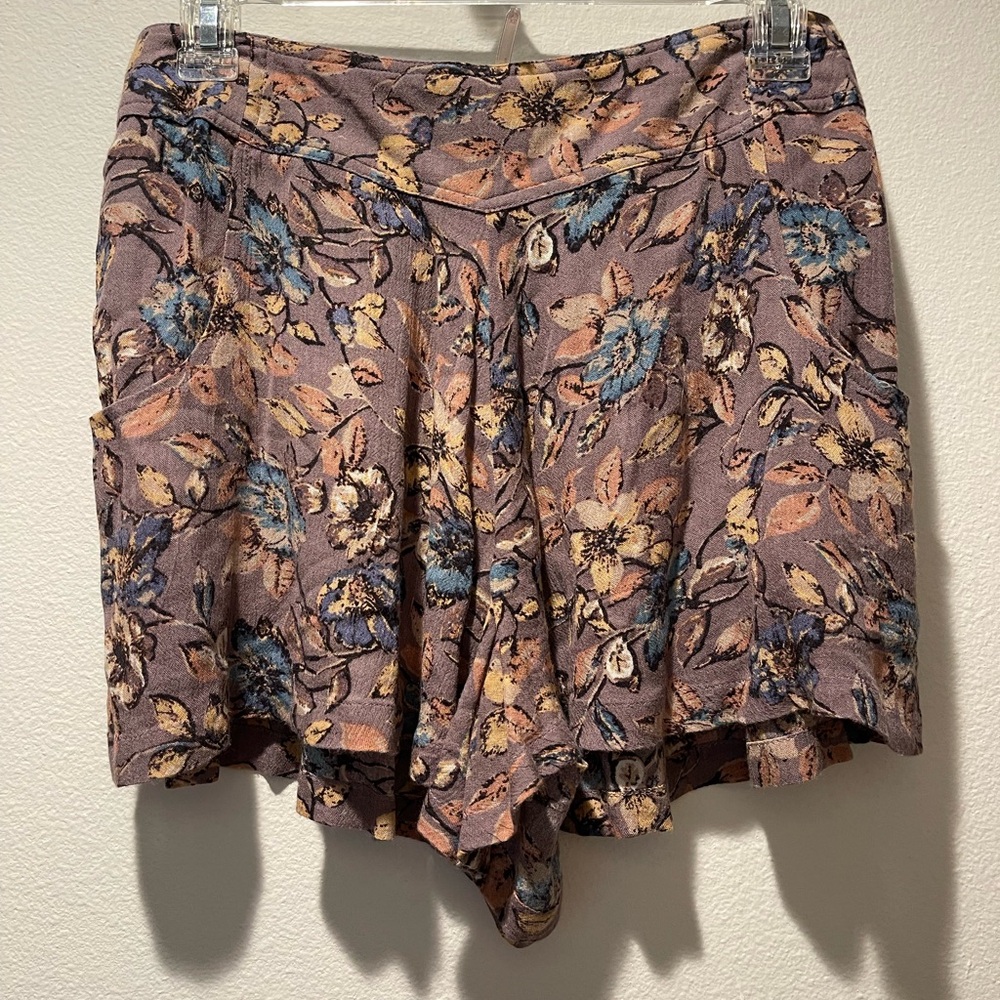 Free People floral skort